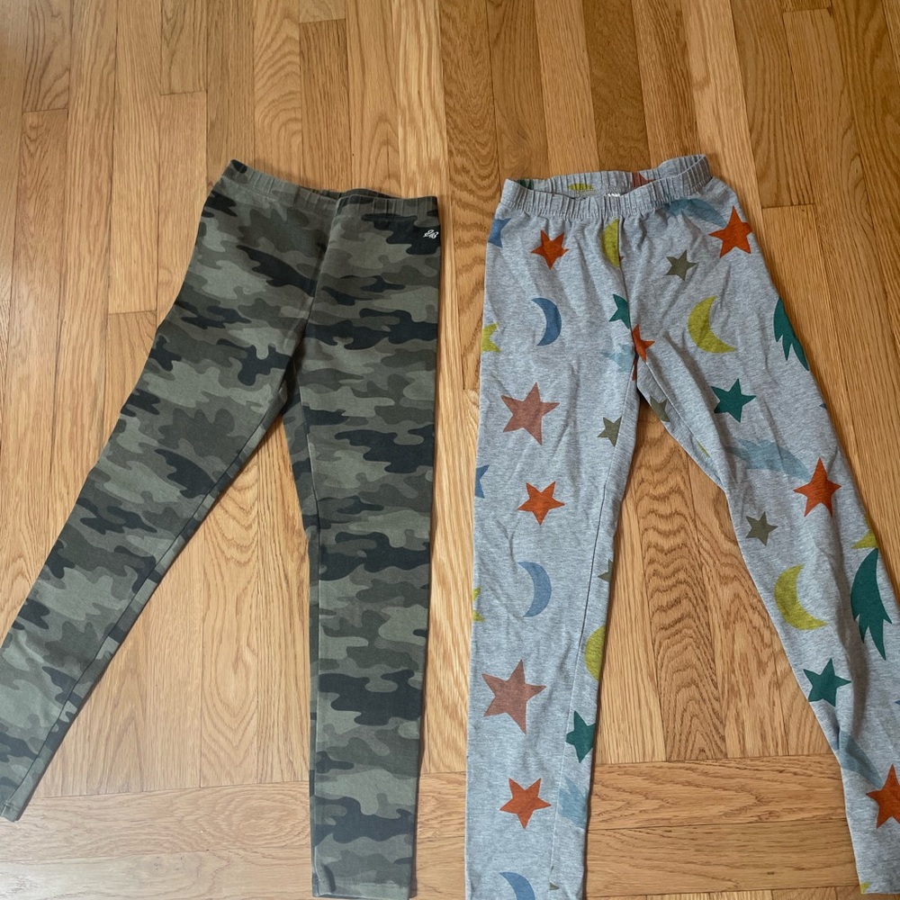 2 leggings, size 10